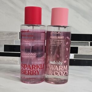 PINK Victoria's Secret Sparkle Berry & Warm & Cozy Bundle